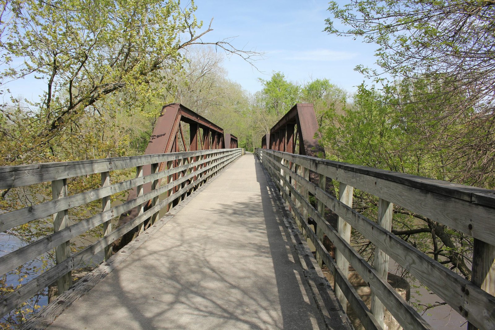 Looking east